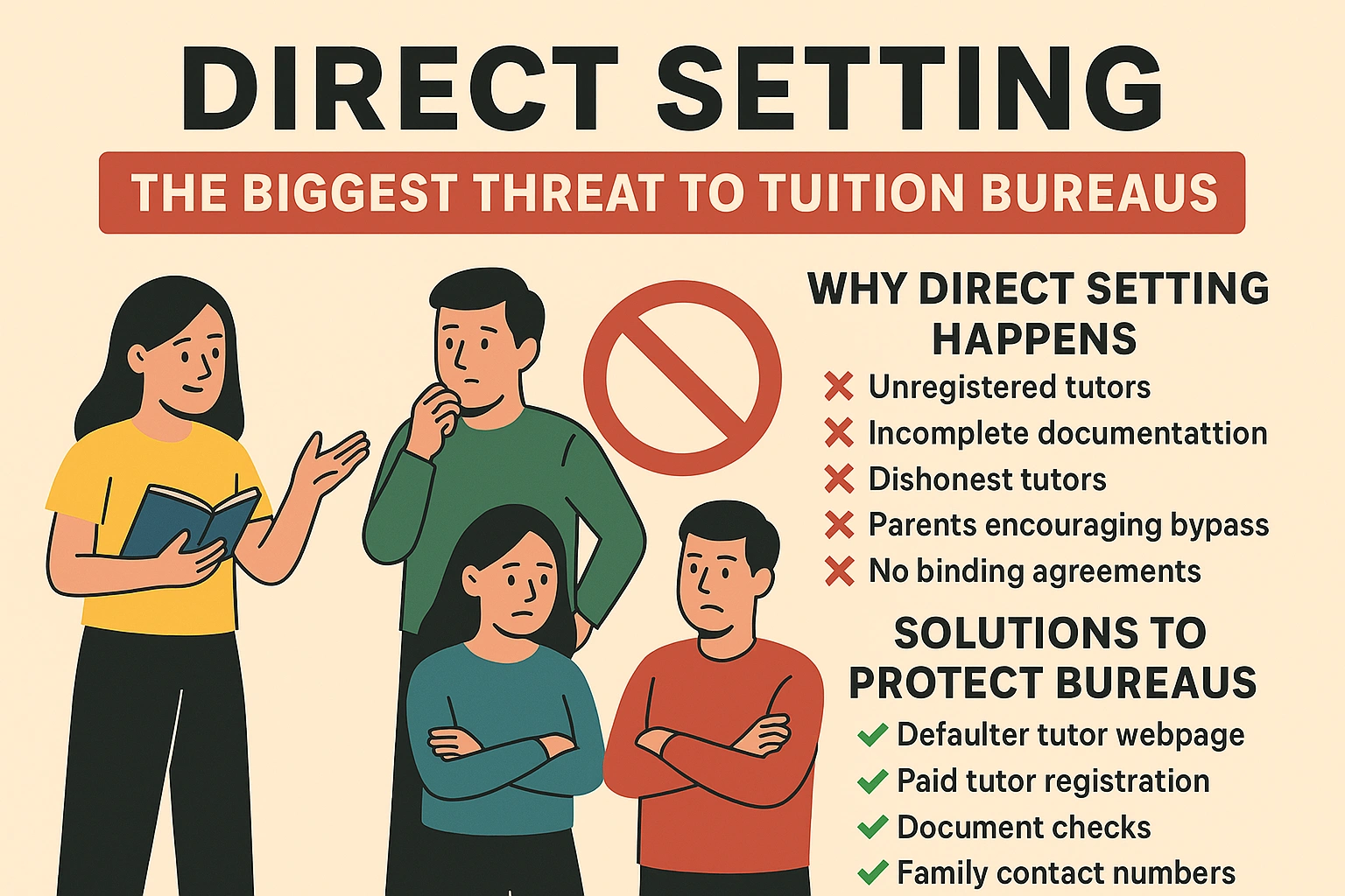 Direct Setting: The Biggest Threat to Tuition Bureaus — and How We Can Overcome It Together